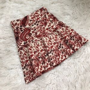 Boho Skirt Fall Look Comfortable Stretchy Bohemian Pattern